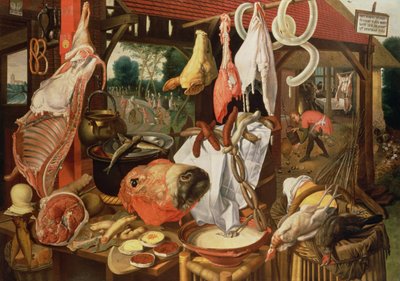Kjøttboden, 1568 av Pieter Aertsen